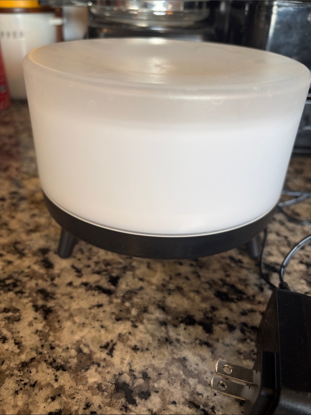 Threshold White and Black LED Oil Diffuser with light